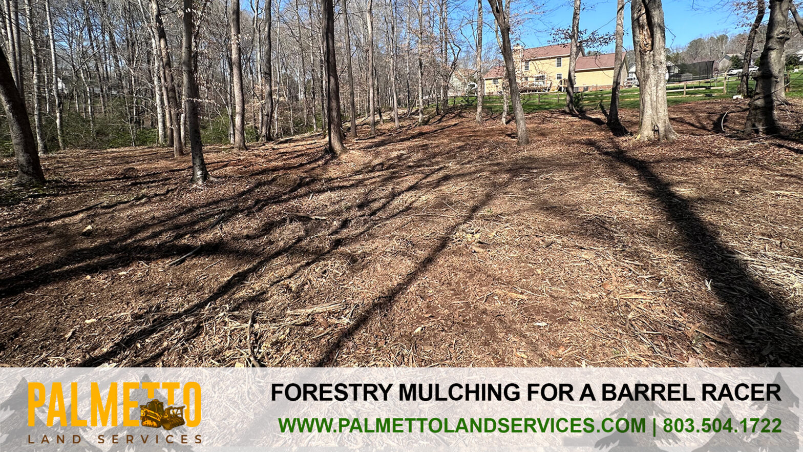 Forestry Mulching for a barrel racer
