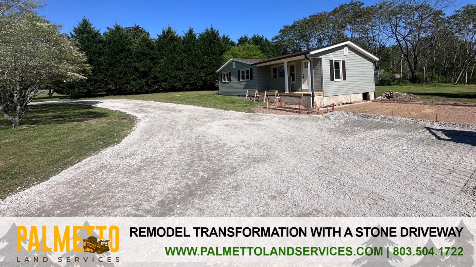 Remodel Transformation with a Stone Driveway